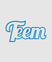 Teem Transfer Sticker (2 pack)