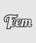 Teem Transfer Sticker (2 pack)