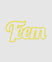 Teem Transfer Sticker (2 pack)